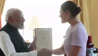 Prime Minister Narendra Modi was honored with the Royal Order of the Polar Star in Gothenburg, Sweden